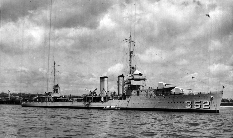 USS Worden (DD 352), San Diego Bay 1930s