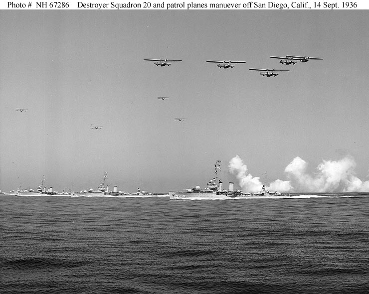 USS Worden (DD 352) in 1936