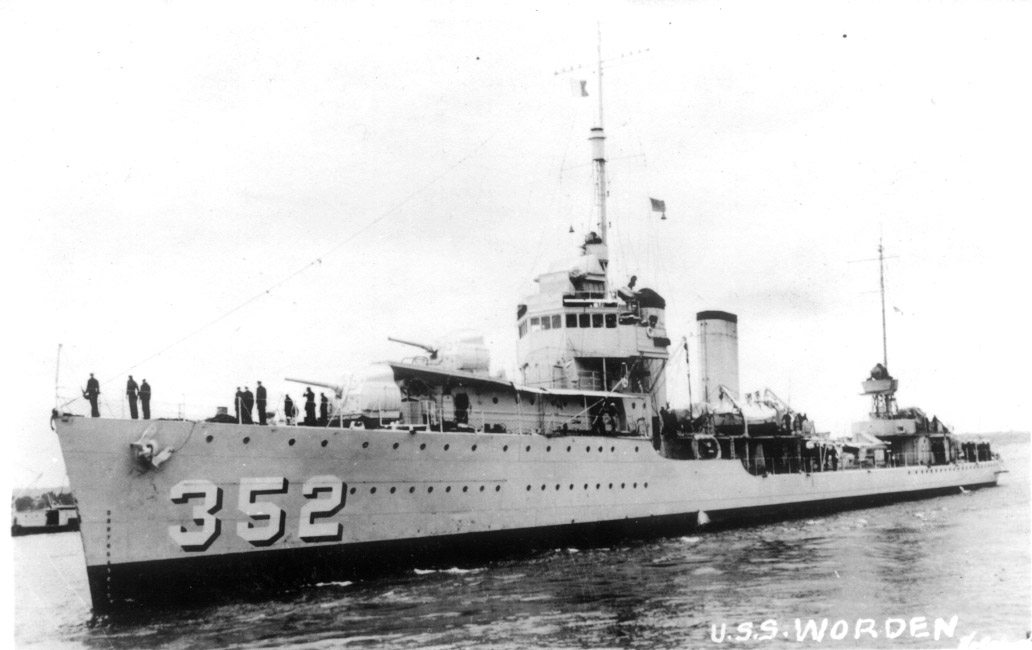 USS Worden (DD 352) in late 1930s
