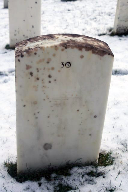 Back of Section K Plot 30